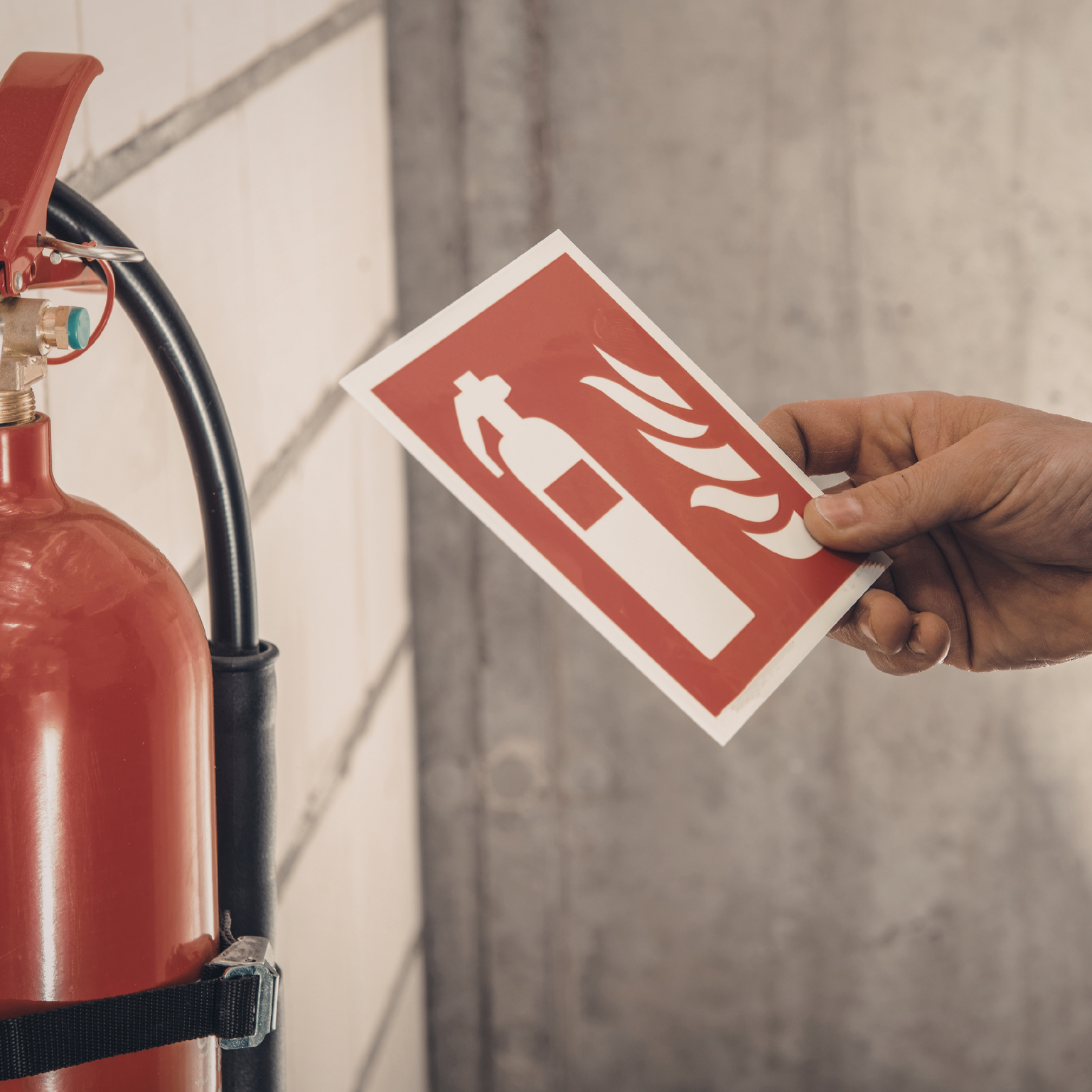 posizionamento estintori nei luoghi di lavoro